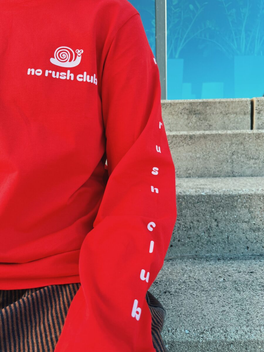 Alternative view of No Rush Club - Unisex Longsleeve