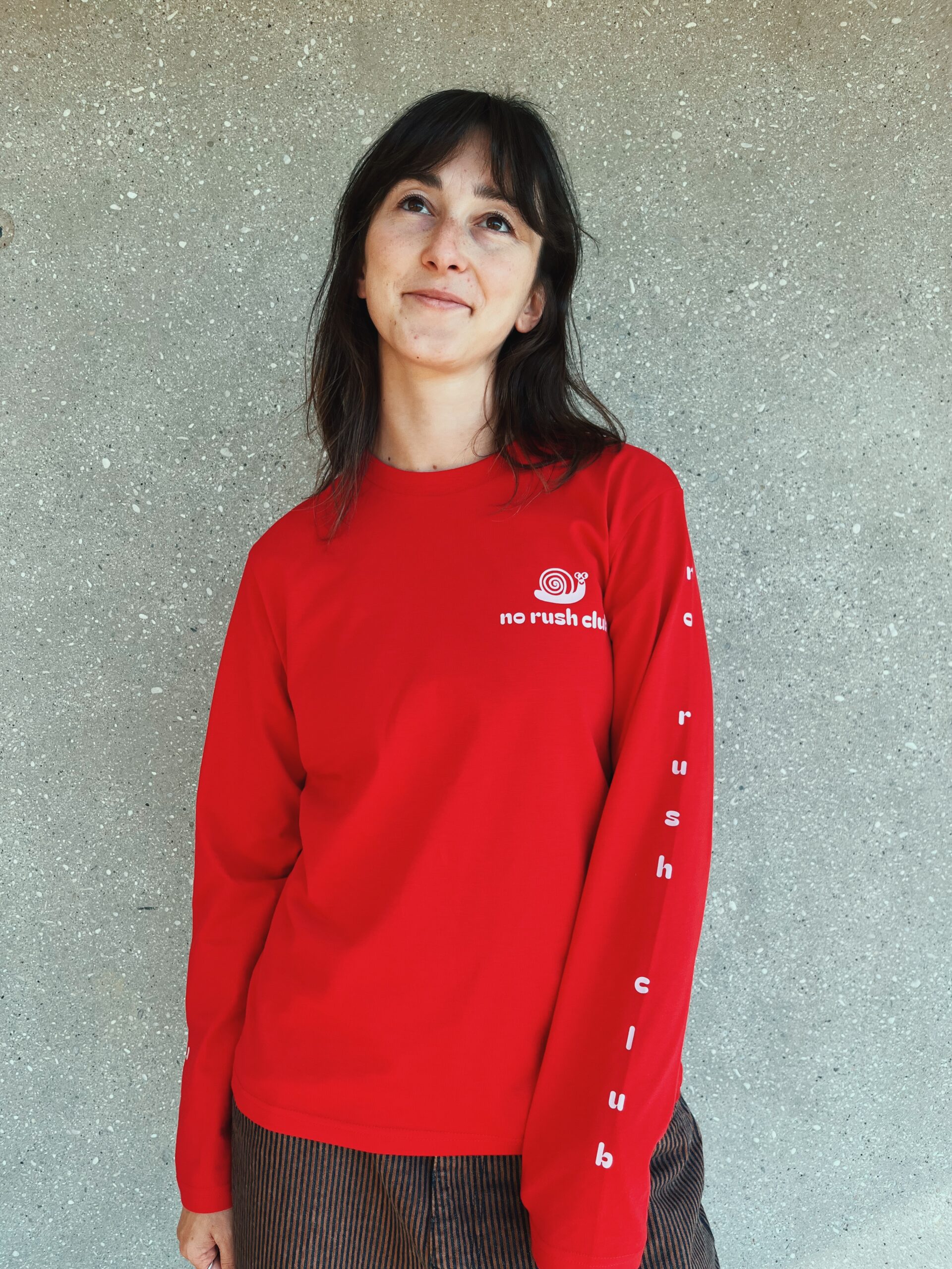 No Rush Club - Unisex Longsleeve - Image 3